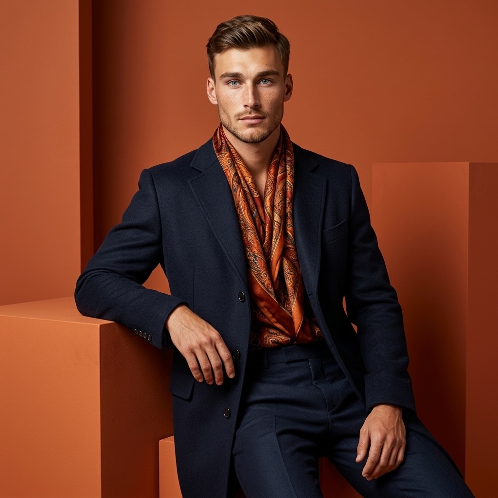 High-Fashion Male Editorial Portrait preview 1