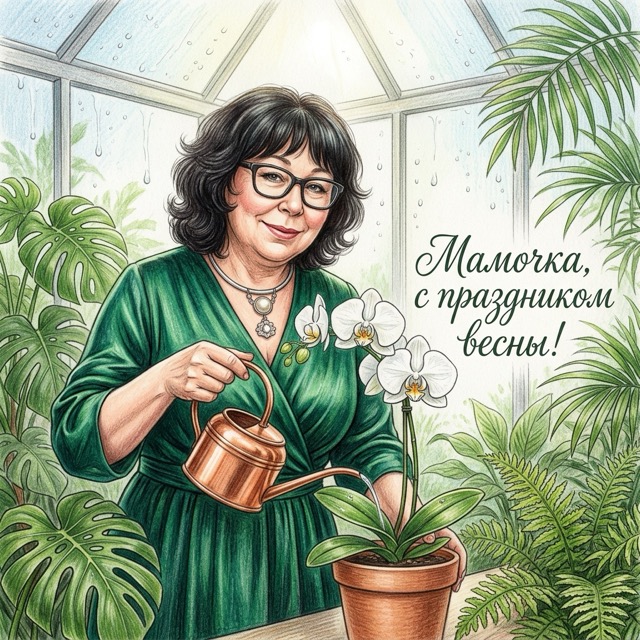 Мамочка, с праздником весны!