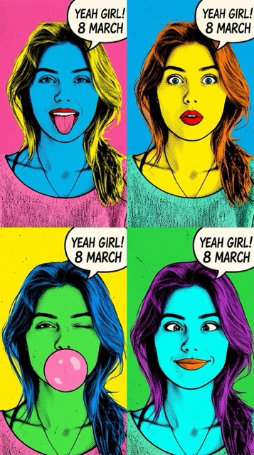 8 march pop art