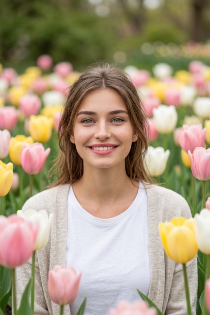 Spring with a tulip mood