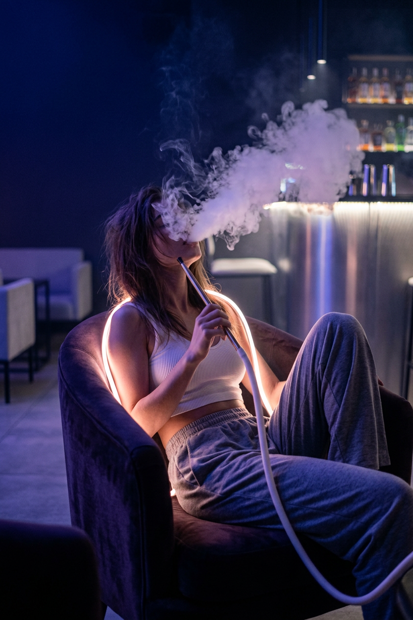 bar-relaxing-woman preview 1