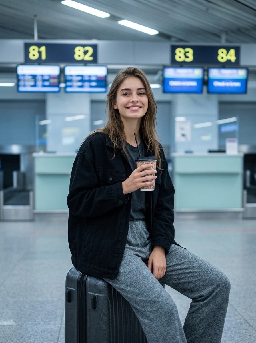 Airport Check-in Portrait preview 2