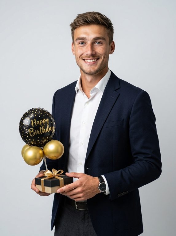 Birthday Editorial Studio Portrait