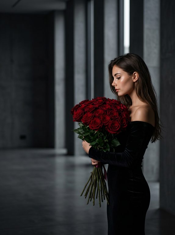 Кинопортрет с бархатными розами