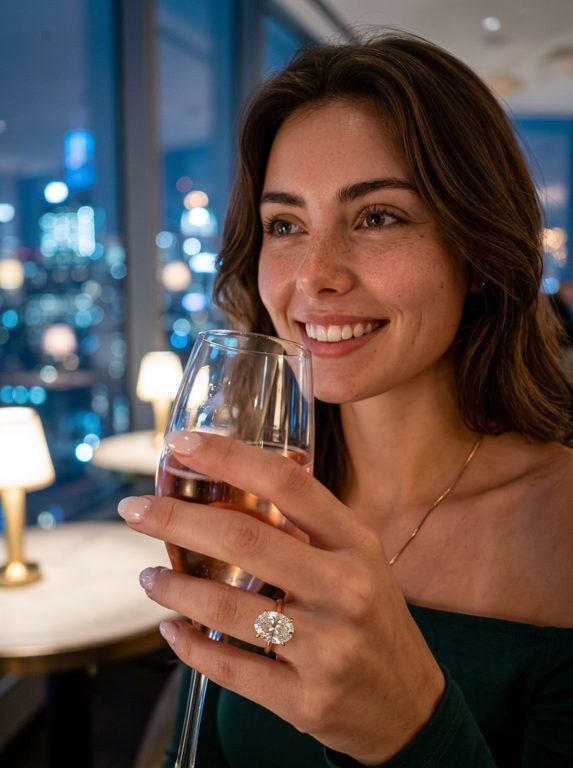 Emerald Evening Engagement