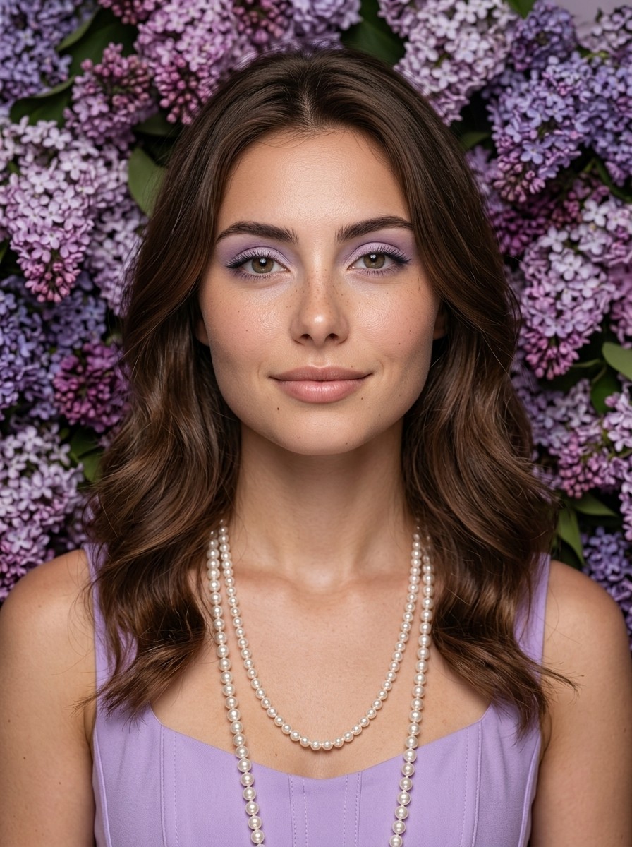 Lavender Editorial Lying Portrait preview 2