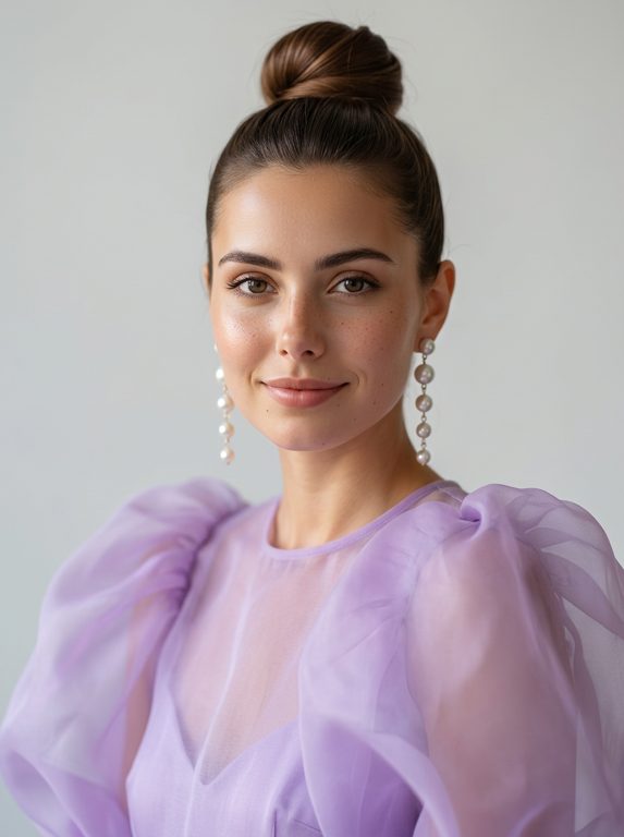 Lavender Organza Portrait