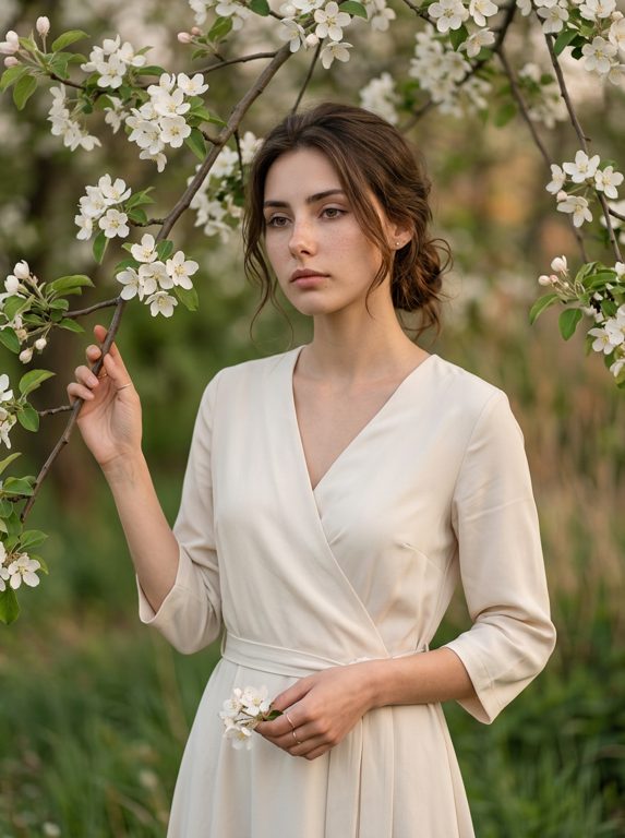 Retrato sereno primaveral