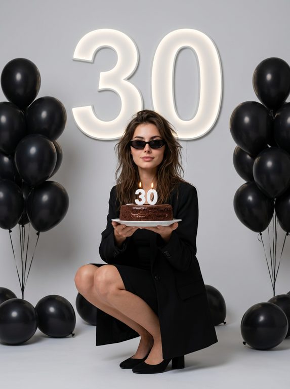 Birthday Noir Portrait