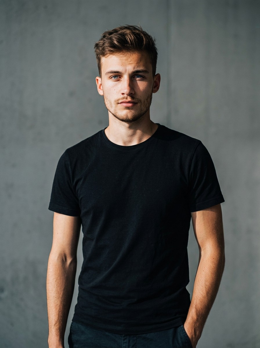 Retrato masculino minimalista preview 2