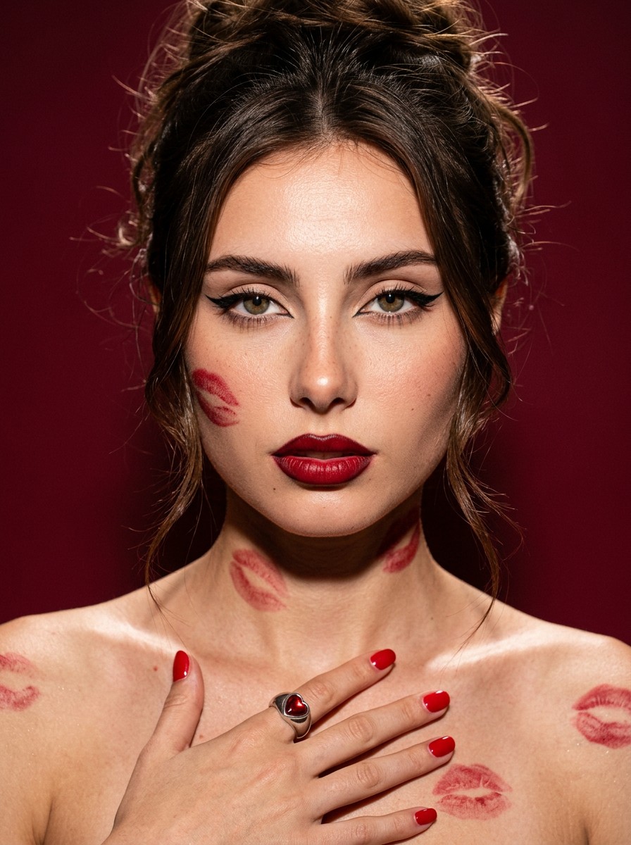 Y2K Kiss Marks Portrait preview 2