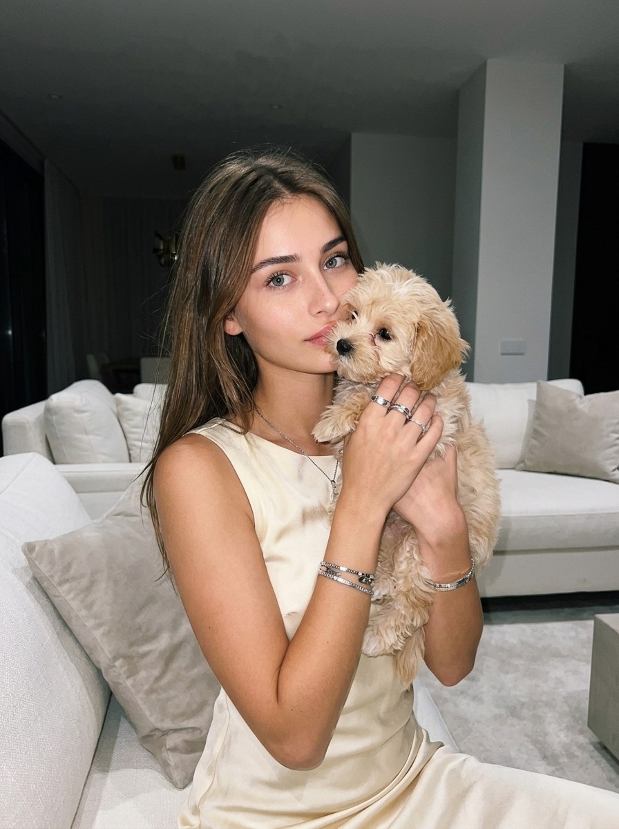 Y2K интимный портрет с флешем preview 2