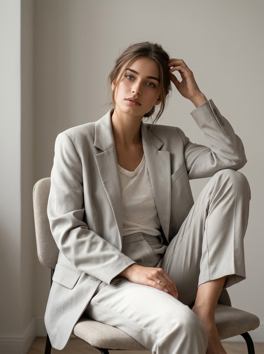 Минималистичный редакционный портрет preview 2